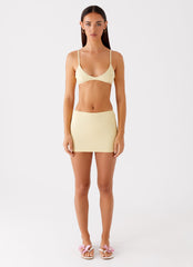 Tiarne Swim Mini Skirt - Yellow