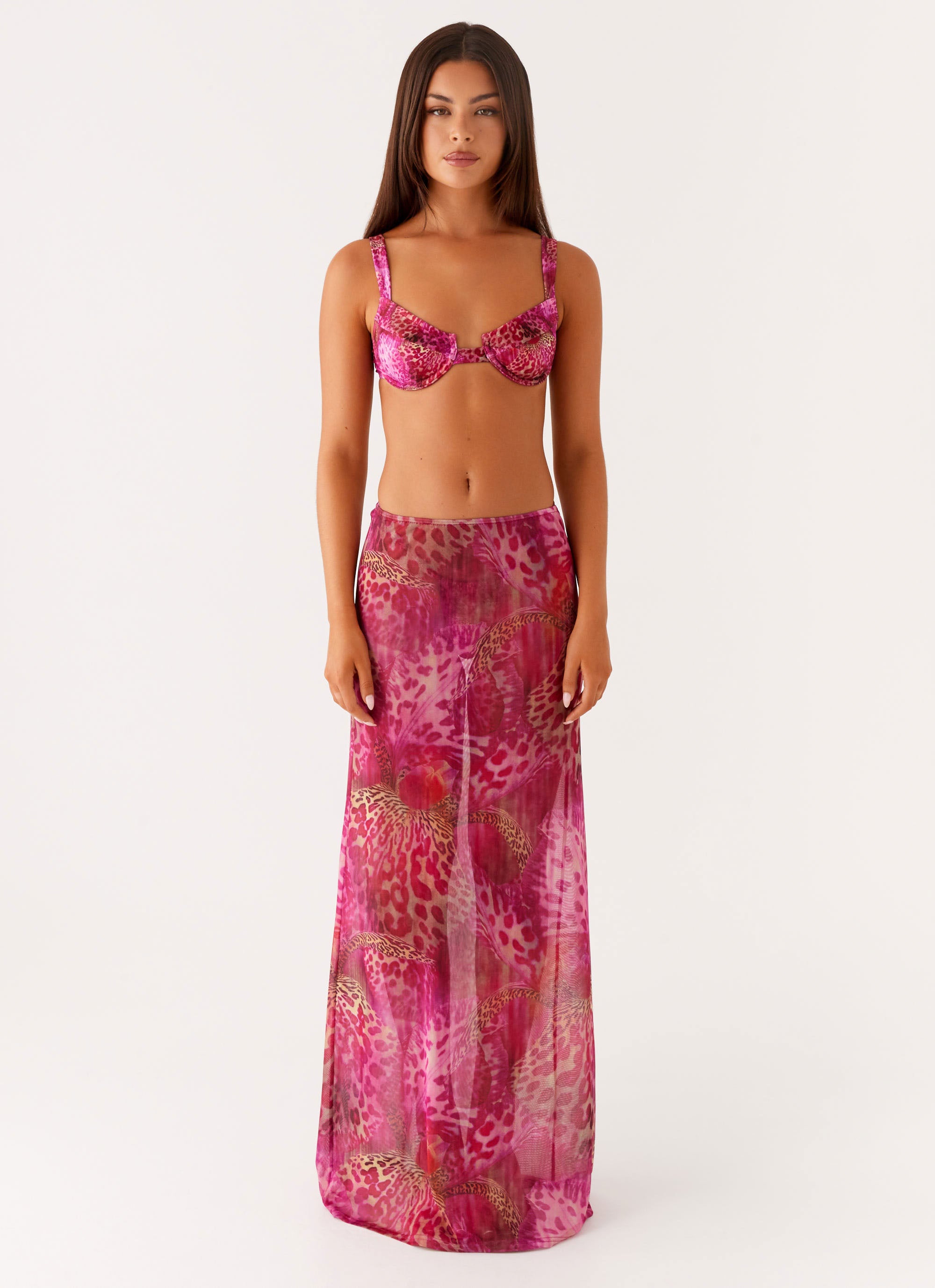 Camellia Maxi Skirt - Lavender Lagoon