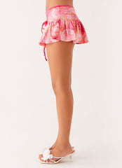 Corbin Mini Skort - Flamingo Fling