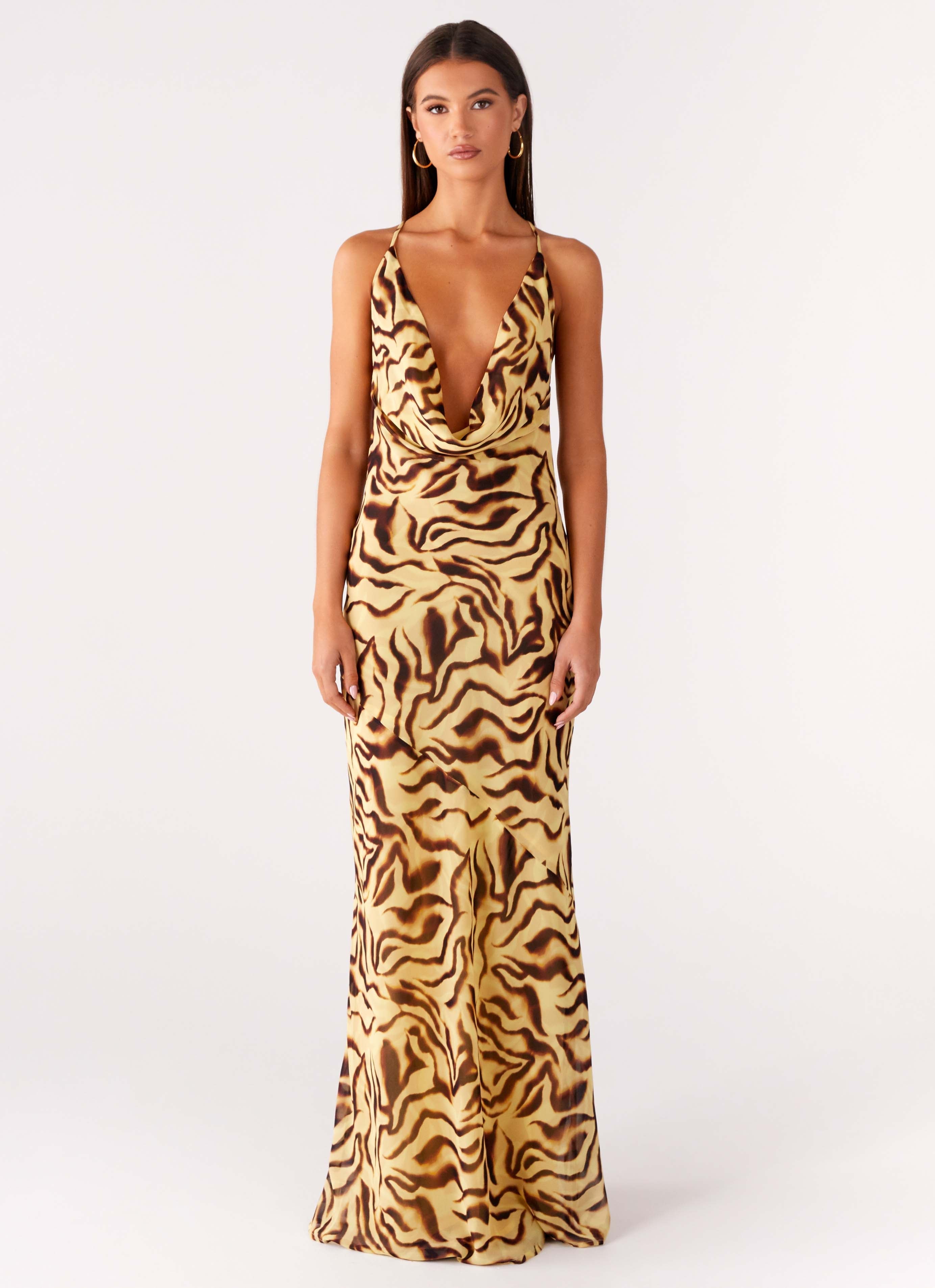Viva Lune Maxi Dress - Laguna Print